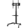 Multimedia stand Goobay 59507 Black Steel Height 1540 mm