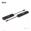 CLUB3D USB Gen1 Type-C, 6-in-1 Hub with HDMI 8K30Hz, 2xUSB Type-A, RJ45 and 2xUSB Type-C, Data and PD charging 100 watt