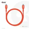 USB-C to USB-C Bi-Directional Cable CLUB3D CAC-1573, USB4 Gen 2x2, 2 m, Red, PD up to 240W
