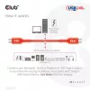 USB-C to USB-C Bi-Directional Cable CLUB3D CAC-1573, USB4 Gen 2x2, 2 m, Red, PD up to 240W