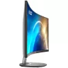 MSI Pro MP341CQ 34 inch Curved Monitor, 1500R, UWQHD (3440 x 1440), 21:9, 100Hz, VA, 4ms, HDMI, VGA, Built-in Speakers, Anti-Glare, Anti-Flicker, Less Blue light, TÜV Certified, VESA, Kensington, Black