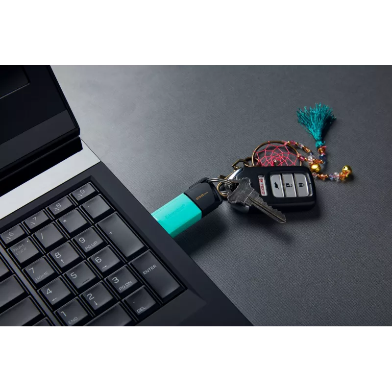 Kingston Technology DataTraveler 256GB USB3.2 Gen1 Exodia M (Black + Teal)