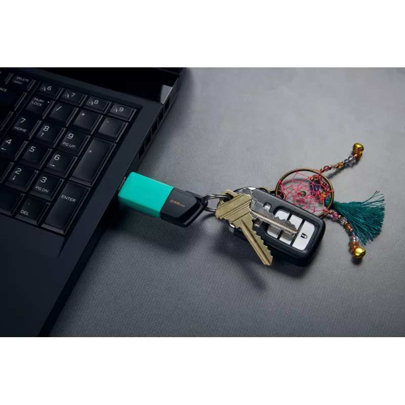 Kingston Technology DataTraveler 256GB USB3.2 Gen1 Exodia M (Black + Teal)