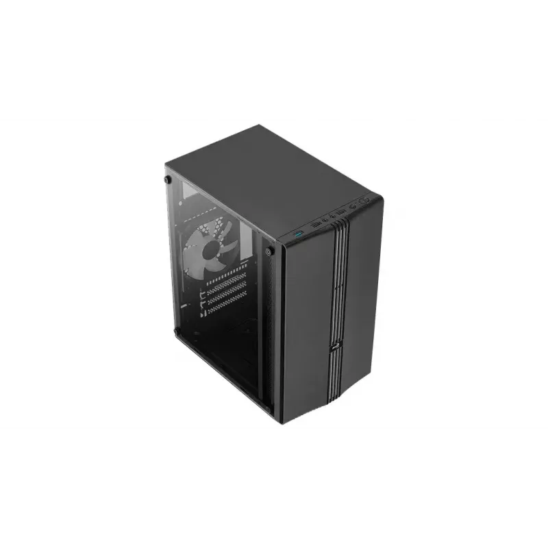 Aerocool Evo Mini RGB Micro ATX Mini Tower Case, Black, Window