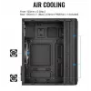 Aerocool Evo Mini RGB Micro ATX Mini Tower Case, Black, Window