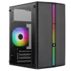 Aerocool Evo Mini RGB Micro ATX Mini Tower Case, Black, Window