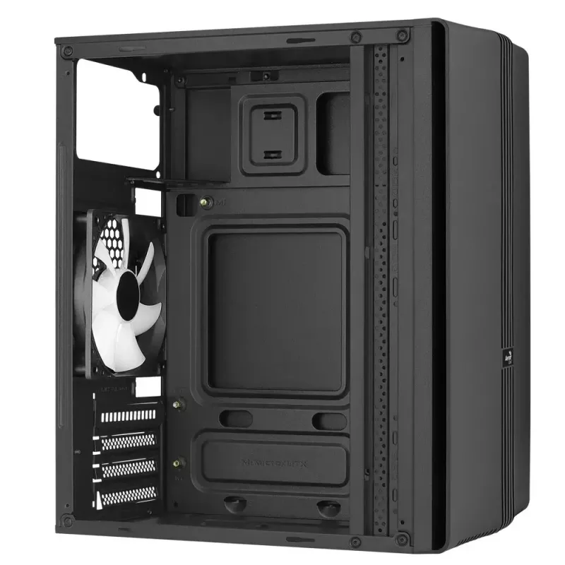 Aerocool Evo Mini RGB Micro ATX Mini Tower Case, Black, Window