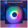 Aerocool Evo Mini RGB Micro ATX Mini Tower Case, Black, Window