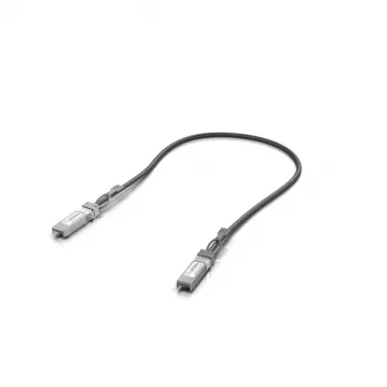 SFP+ direct-attach cable UBIQUITI UACC-DAC-SFP10-0.5M — 0.5 m, 10 Gbit/s, SFP+ male-to-male, black