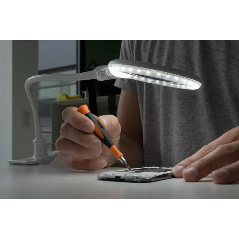 Goobay LED Magnifying Lamp with Base and Clamp 6 W Magnification 1.75x