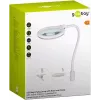 Goobay LED Magnifying Lamp with Base and Clamp 6 W Magnification 1.75x