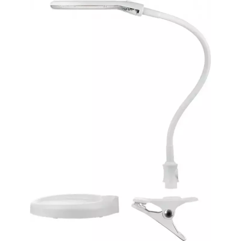 Goobay LED Magnifying Lamp with Base and Clamp 6 W Magnification 1.75x