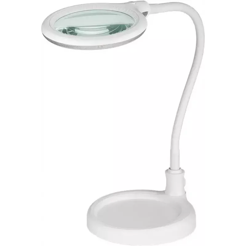 Goobay LED Magnifying Lamp with Base and Clamp 6 W Magnification 1.75x