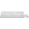 LOGITECH Signature Mk650 Combo For Business - Off-white - Qwerty Dansk/ Norsk/ Svenska/ Suomalainen