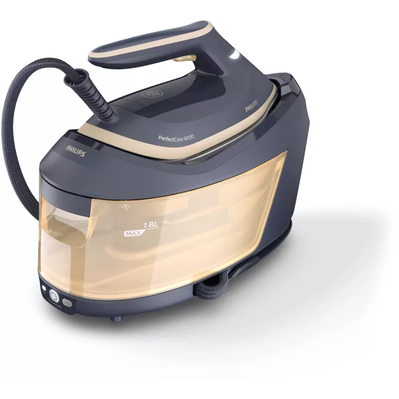 Steam ironing station Philips PSG6066/20 — 2400 W, 600 g/min boost, 1.8 L tank, SteamGlide Advanced soleplate