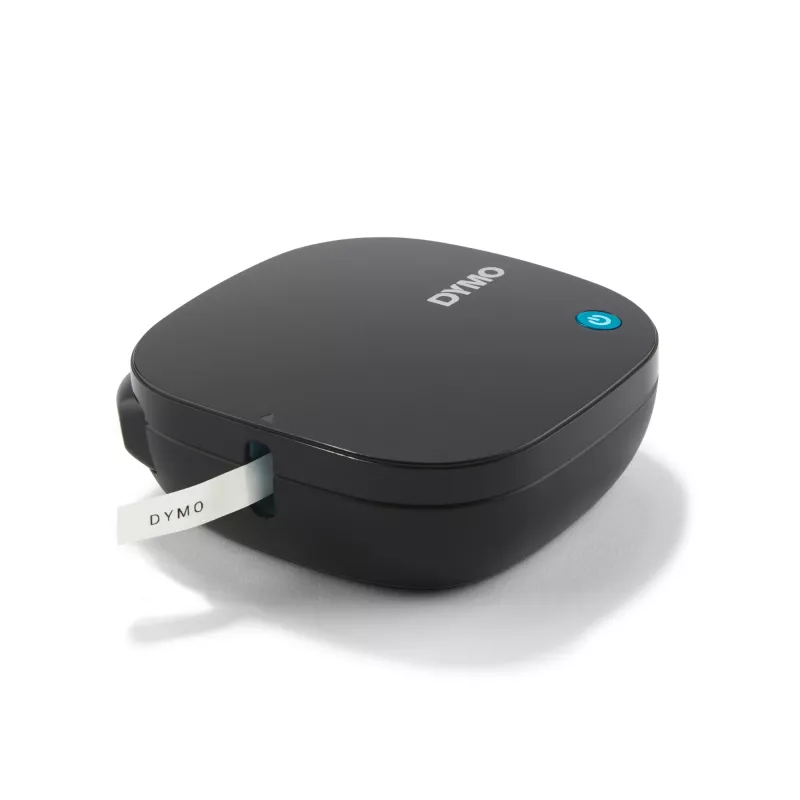 DYMO LetraTag 200B Bluetooth Label Maker | Compact Label Printer | Connects Through Bluetooth Wireless Technology to iOS and Android | Includes 1 White Paper Label Tape | Black
