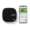 DYMO LetraTag 200B Bluetooth Label Maker | Compact Label Printer | Connects Through Bluetooth Wireless Technology to iOS and Android | Includes 1 White Paper Label Tape | Black
