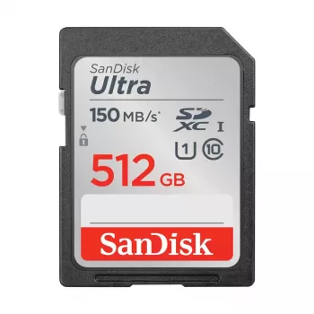 WESTERN DIGITAL SanDisk Ultra 512GB SDXC Memory Card 150MB/s