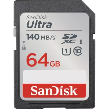 WESTERN DIGITAL SanDisk Ultra 64GB SDXC Memory Card 140MB/s