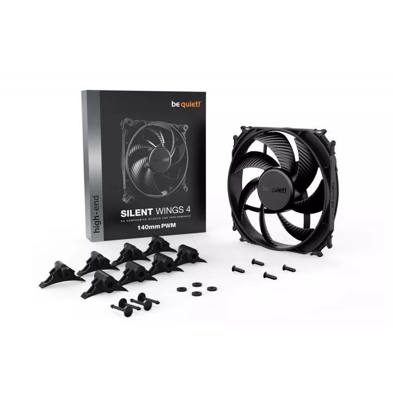 be quiet! SILENT WINGS 4 | 140mm PWM Computer case Fan 14 cm Black 1 pc(s)