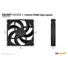be quiet SILENT WINGS 4 | 140mm PWM high-speed Computer case Fan 14 cm Black 1 pc(s)