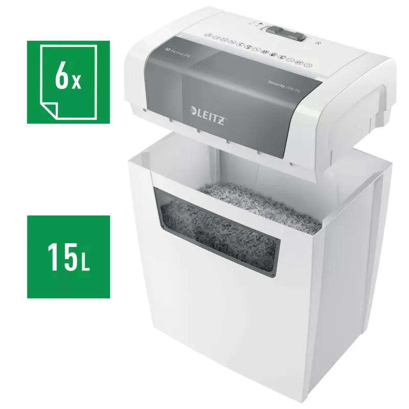 Leitz 80340000 paper shredder Particle-cut shredding 70 dB 22 cm White