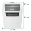 Leitz 80340000 paper shredder Particle-cut shredding 70 dB 22 cm White