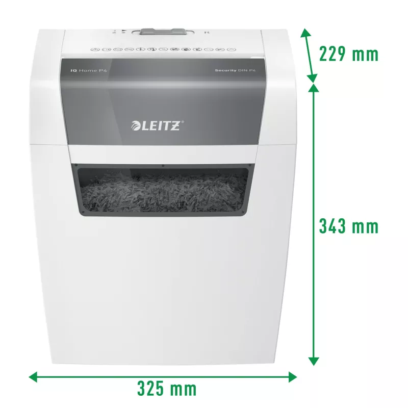 Leitz 80340000 paper shredder Particle-cut shredding 70 dB 22 cm White