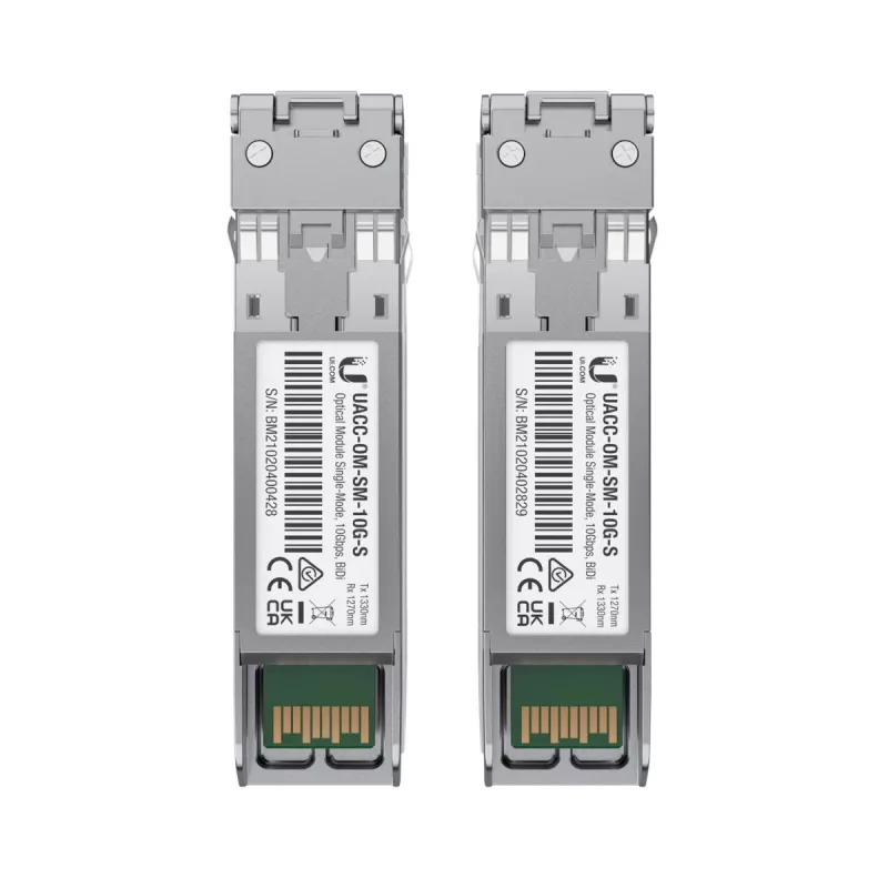 UBIQUITI NETWORKS 10gbps Sfp+ 1xlc Sm 1270/1330nm Bidi 10km - 2 Pack (uf-sm-10g-s)