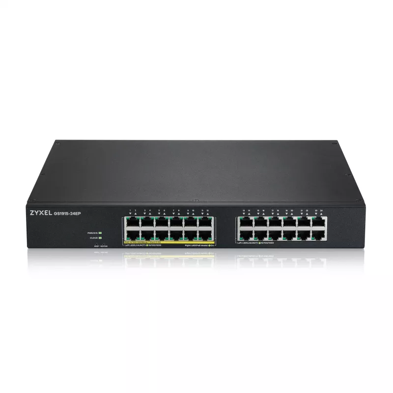 Zyxel GS1915-24EP Managed L2 Gigabit Ethernet (10/100/1000) Power over Ethernet (PoE) 1U Black