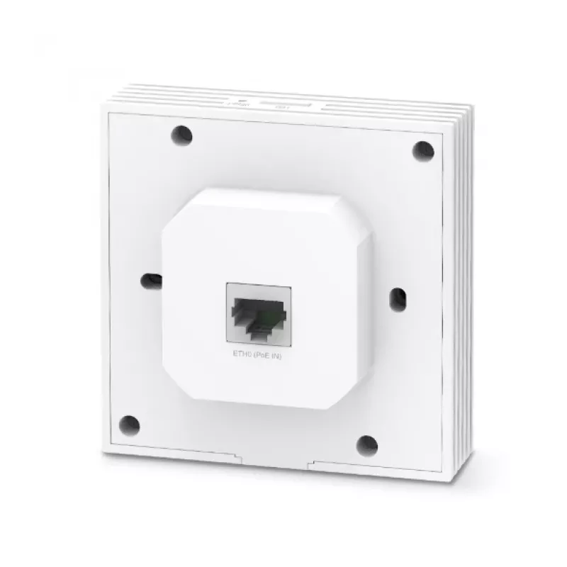 TP-Link Omada AX3000 Wall Plate WiFi 6 Access Point, 2.4 GHz, 5 GHz, 3000 Mbit/s, SNMP, SSH, WPA-Enterprise, WPA2-Enterprise, 10,100,1000 Mbit/s