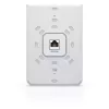 Access Point UBIQUITI Unifi 6 In-Wall U6-IW — dual-band 2.4/5 GHz, 4800 Mbit/s, 5x RJ-45, PoE, white