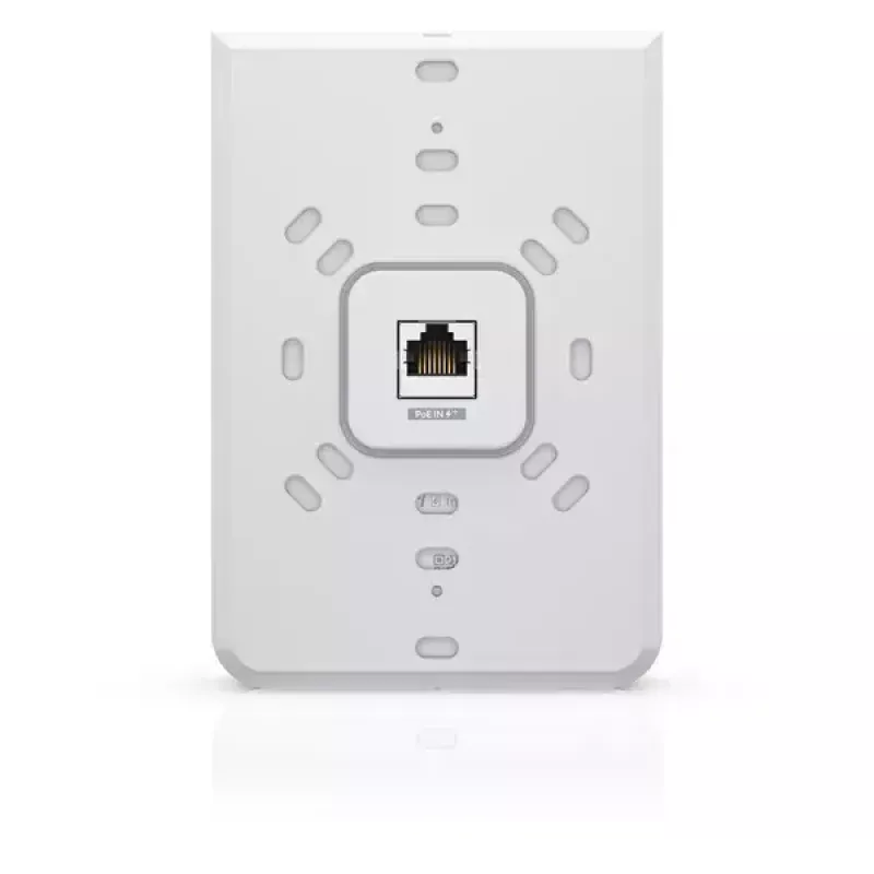 Access Point UBIQUITI Unifi 6 In-Wall U6-IW — dual-band 2.4/5 GHz, 4800 Mbit/s, 5x RJ-45, PoE, white