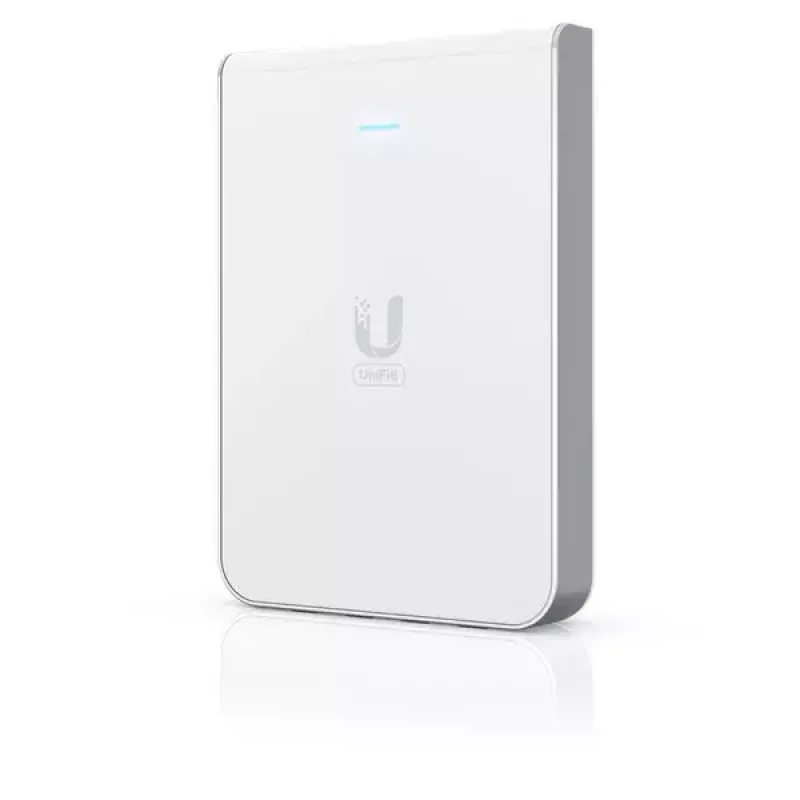 Access Point UBIQUITI Unifi 6 In-Wall U6-IW — dual-band 2.4/5 GHz, 4800 Mbit/s, 5x RJ-45, PoE, white