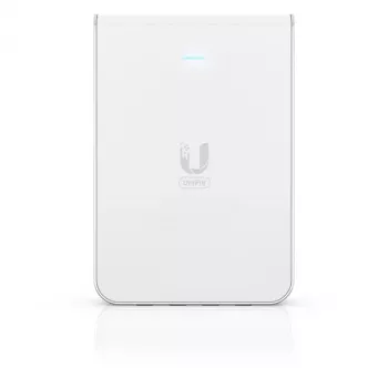 Access Point UBIQUITI Unifi 6 In-Wall U6-IW — dual-band 2.4/5 GHz, 4800 Mbit/s, 5x RJ-45, PoE, white