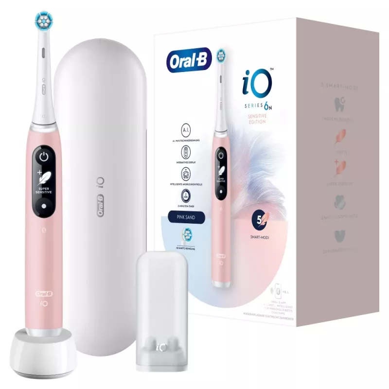 Oral-B 445197 electric toothbrush Adult Vibrating toothbrush Pink, White