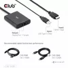 CLUB3D HDMI + Micro USB to DisplayPort™ 4K120Hz or 8K30Hz M/F Active Adapter