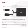 CLUB3D HDMI + Micro USB to DisplayPort™ 4K120Hz or 8K30Hz M/F Active Adapter