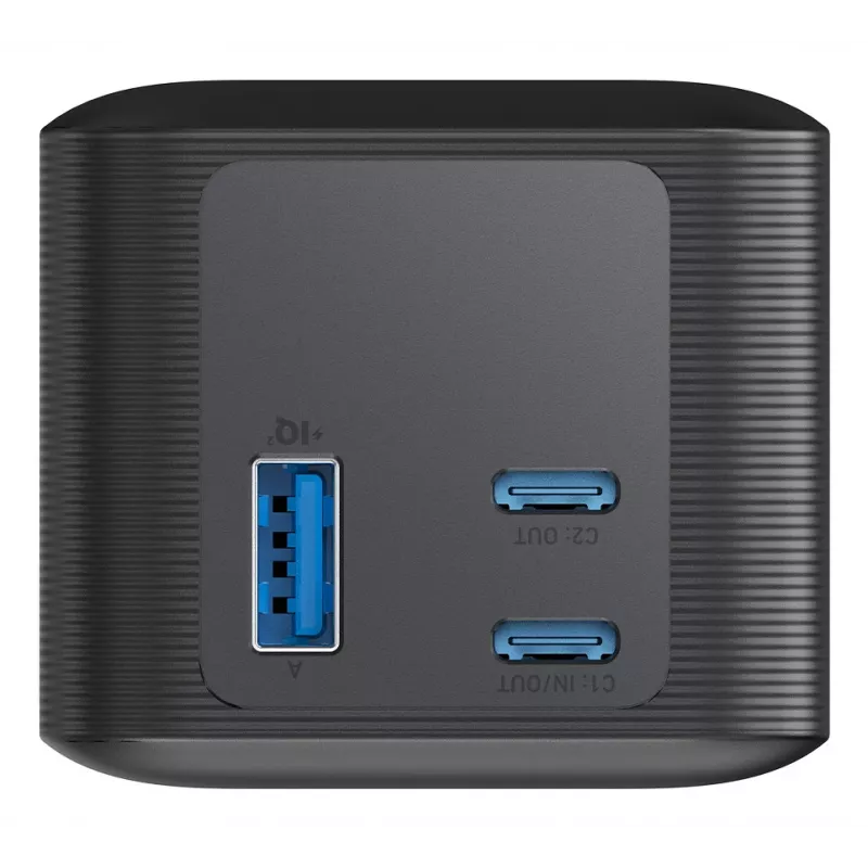 Portable charger Anker 737 (A1289011) — 24000 mAh, 140W, 2× USB-C + 1× USB-A, Silver/Black