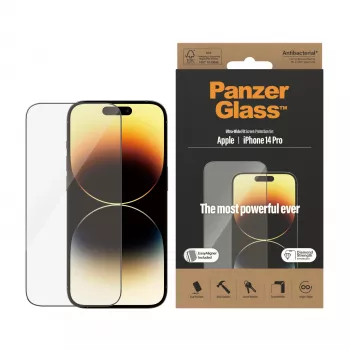Screen Protector PanzerGlass Apple iPhone 14 Pro Ultra-Wide Fit EasyAligner Scratch Shock Resistant
