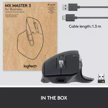 LOGITECH Mx Master 3s For Business - Wireless Bluetooth Mouse - Graphite