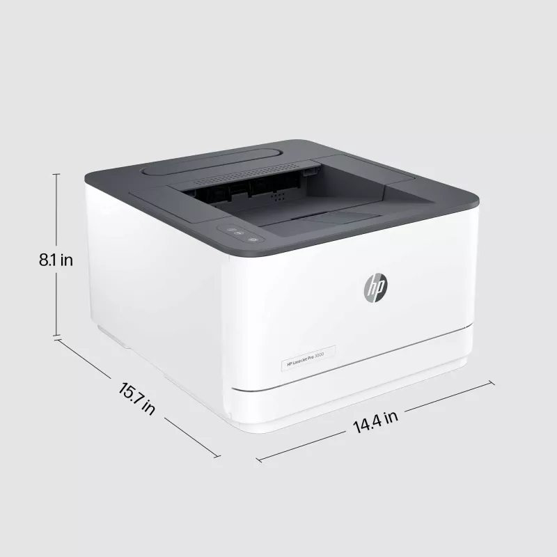 HP LaserJet Pro 3002dw Printer, Laser, 1200 x 1200 DPI, A4, 33 ppm, Duplex printing, Grey, White