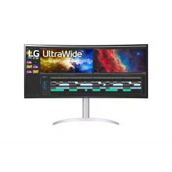 LG 38BQ85C-W computer monitor 95.2 cm (37.5 inch) 3840 x 1600 pixels Quad HD+ White