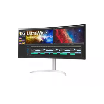 LG 38BQ85C-W computer monitor 95.2 cm (37.5 inch) 3840 x 1600 pixels Quad HD+ White