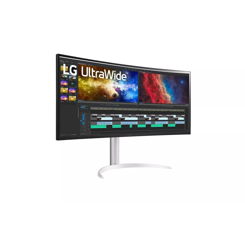 LG 38BQ85C-W computer monitor 95.2 cm (37.5 inch) 3840 x 1600 pixels Quad HD+ White