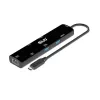 CLUB3D USB4™ Gen3x2 Type-C, 6-in-1 Hub with HDMI™ 8K60Hz or 4K120Hz, 2xUSB Type-A(10G), Ethernet RJ45(2.5G) and 2xUSB Type-C, 1x Data(10G) and 1xPD3.0 charging 100 watt