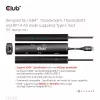 CLUB3D USB4™ Gen3x2 Type-C, 6-in-1 Hub with HDMI™ 8K60Hz or 4K120Hz, 2xUSB Type-A(10G), Ethernet RJ45(2.5G) and 2xUSB Type-C, 1x Data(10G) and 1xPD3.0 charging 100 watt