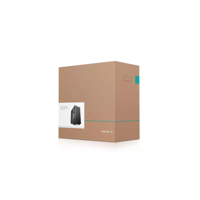 PC case DeepCool CH370 Mini Tower — microATX/Mini‑ITX, tempered glass, support up to 32 cm GPU