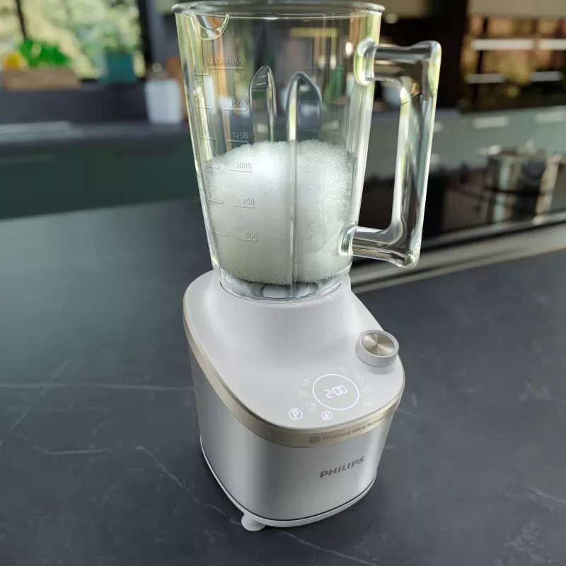 Philips 7000 series HR3760/01 blender 2 L Tabletop blender 1500 W Stainless steel, White