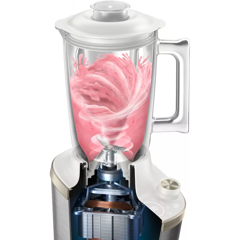 Philips 7000 series HR3760/01 blender 2 L Tabletop blender 1500 W Stainless steel, White